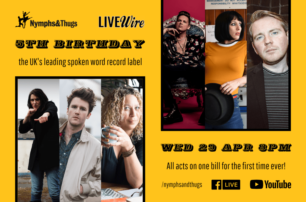 Nymphs & Thugs 5th birthday gig on Wed 29&nbsp;April