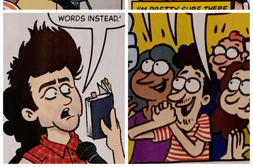 Cartoon poetry cameo in Beano&nbsp;magazine