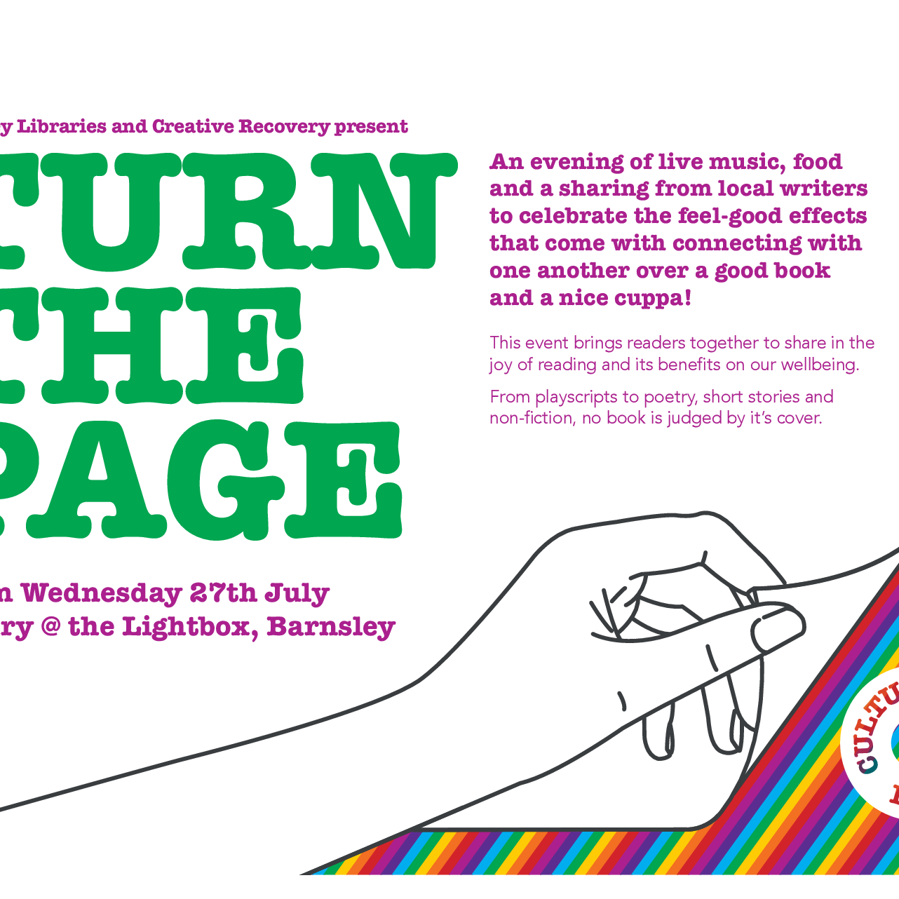 Matt Abbott Poet | Turn The Page, Barnsley