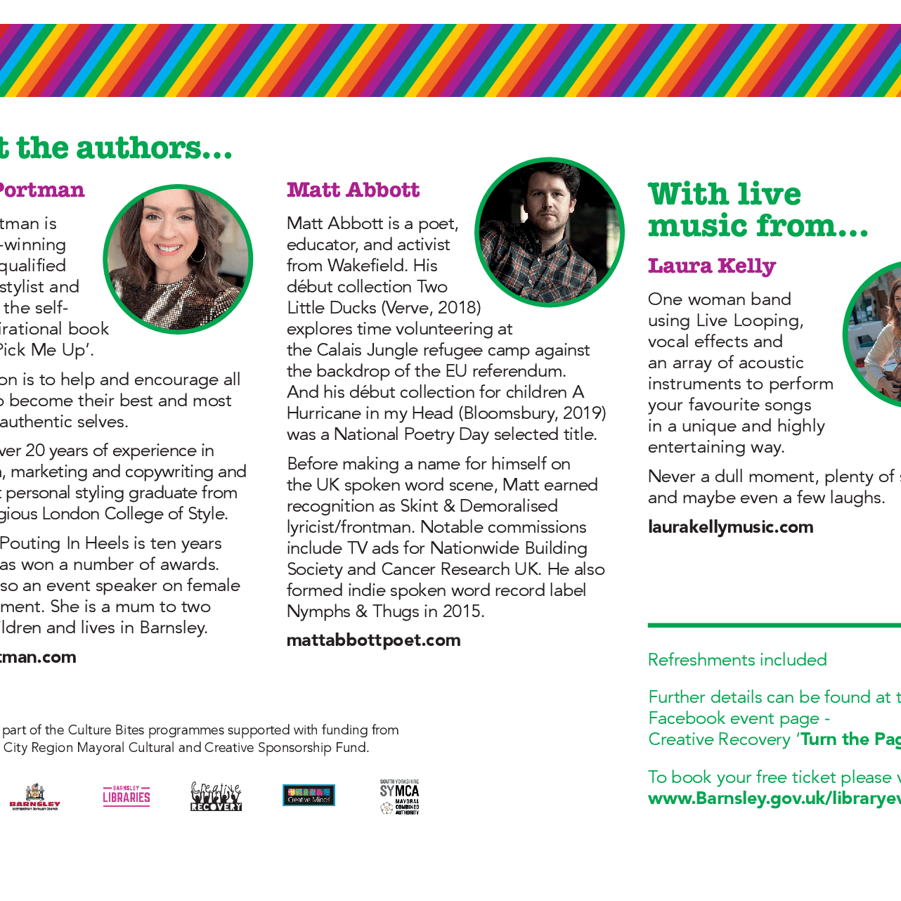 Matt Abbott Poet | Turn The Page, Barnsley